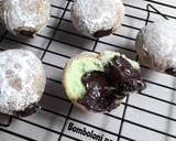 Cara Membuat Bomboloni pandan coklat 6