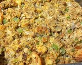 A picture of step 7 of Old Fashion Chicken and Cornbread Dressing.
