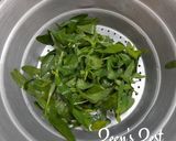 A picture of step 1 of Water Spinach Fritters.