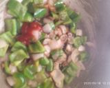 A picture of step 3 of Idli chili dry.