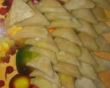 A picture of step 3 of Samosa(Irish filling).