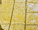 A picture of step 4 of Sesame / till gud ki chikki.
