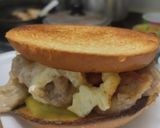 Foto del paso 10 de la receta: Sándwich🥯de pollo🍗hawaiano🍍🧀🥐