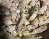 Foto del paso 5 de la receta: Keto timbal de espinacas y panceta carnosa