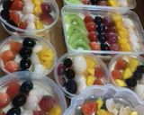 Foto langkah ke 3 dari resep Puding Sutra Buah.