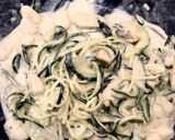 Foto del paso 7 de la receta Zoodles con pera y gorgonzola