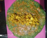 A picture of step 8 of Palak Paneer Kathi Roll.