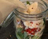 A picture of step 4 of Fermented cauliflower with pink pepper corn and chilli 🌳🌶.