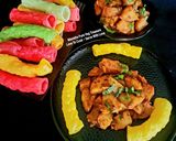 A picture of step 4 of Bhungla Lasaniya Batata Kathiyawadi Gujarati Cuisine.