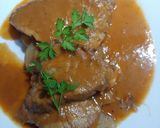 Foto del paso 6 de la receta: Cabeza de cerdo al horno asado en su propio jugo y verduras con patata