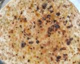 A picture of step 4 of Sweet Bundi paratha.