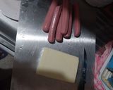 Foto del paso 1 de la receta: Banderillas de salchicha y queso manchego 🙂‍↕️😊¡súper fácil!