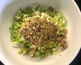 A picture of step 3 of Quinoa and Prawn Fritters.