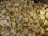 Papas en salsa verde 💚 con queso