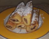 Foto langkah ke 8 dari resep Roti Goreng Pisang Coklat.