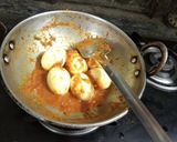 A picture of step 1 of Simple Egg Curry with Tomato Gravy.