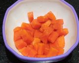 A picture of step 3 of Chill Papaya Juice.