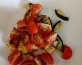 Grilled aubergine and fresh tomato pasta recipe step 2 photo
