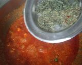 A picture of step 7 of Brown rice with Mexican curry (no onion no garlic).