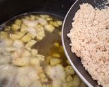 A picture of step 5 of Pineapple Halwa/Pineapple kesari.