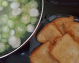 Foto langkah ke 4 dari resep Sayur Bening Oyong Soun Bakso Ikan + Tempe Tepung.