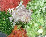 A picture of step 1 of Veg mayonnaise sandwich.