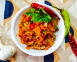 A picture of step 4 of Mosdeng Serma (Tomato chutney).