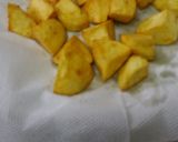 A picture of step 3 of Crispy aloo chaat.