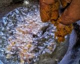 A picture of step 5 of Spicy Bajara Onion Pakoda.