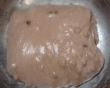 Foto langkah ke 7 dari resep Almond Double Chocolate Sourdough Bread (72%).