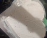 A picture of step 8 of Anniversary chocolate vanila cake.