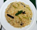 A picture of step 6 of Nigerian carrot fried rice with minced meat soup.