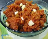 गाजर हलवा (gajar halwa recipe in marathi) रेसिपी स्टेप 5 फोटो 
