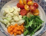 凉拌. 绿花椰菜 & 白花椰菜的食譜步驟5照片