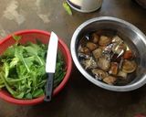 Hình bước làm 7 của món Canh ngao nấu rau tập tàng