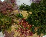 A picture of step 1 of Mutton Kofta curry.