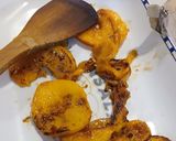 Foto del paso 2 de la receta: Carpaccio Templado de Nectarina Caramelizada con Pavo Glaseado a la Sartén