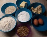 Banános, diós zabkeksz recept fázis 1 fotója