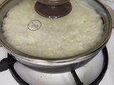 Arroz blanco con Pollo frito