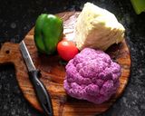 A picture of step 1 of Cabbage Omelette.