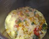 A picture of step 3 of Steamed Fritatta with Crumpets.