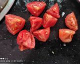 A picture of step 2 of Lauki curry (bottle gourd curry).