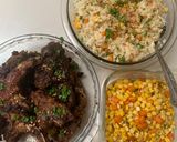 A picture of step 6 of Turf It! The Filipino Style Sweet & Spicy Cajun Ribs w/ Cajun Fried Rice.