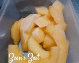 A picture of step 1 of Muskmelon Sorbet.