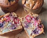Une image de l'étape 2 de Muffins flocons d'avoine et fruits rouges.