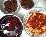 Hình bước làm 7 của món Đậu hũ tứ xuyên (kiểu sốt cà) + canh súp