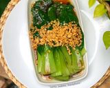 Foto langkah ke 4 dari resep Bok Choi with garlic and oyster Sauce.