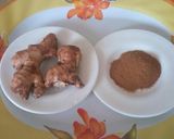 A picture of step 1 of Ginger Black Tea.
