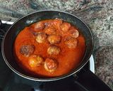 Foto del paso 6 de la receta Albóndigas con tomate y arroz blanco