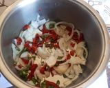 A picture of step 1 of Pasta and Spinach.
